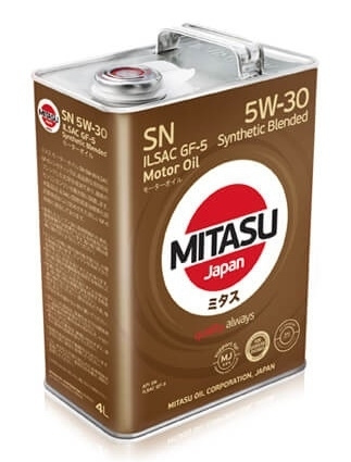 MITASU MOTOR OIL 5W-30 Масло моторное, Полусинтетическое, 6 л #1