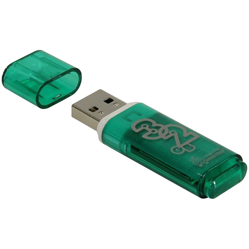 SmartBuy USB-флеш-накопитель Glossy 32 ГБ, зеленый #1