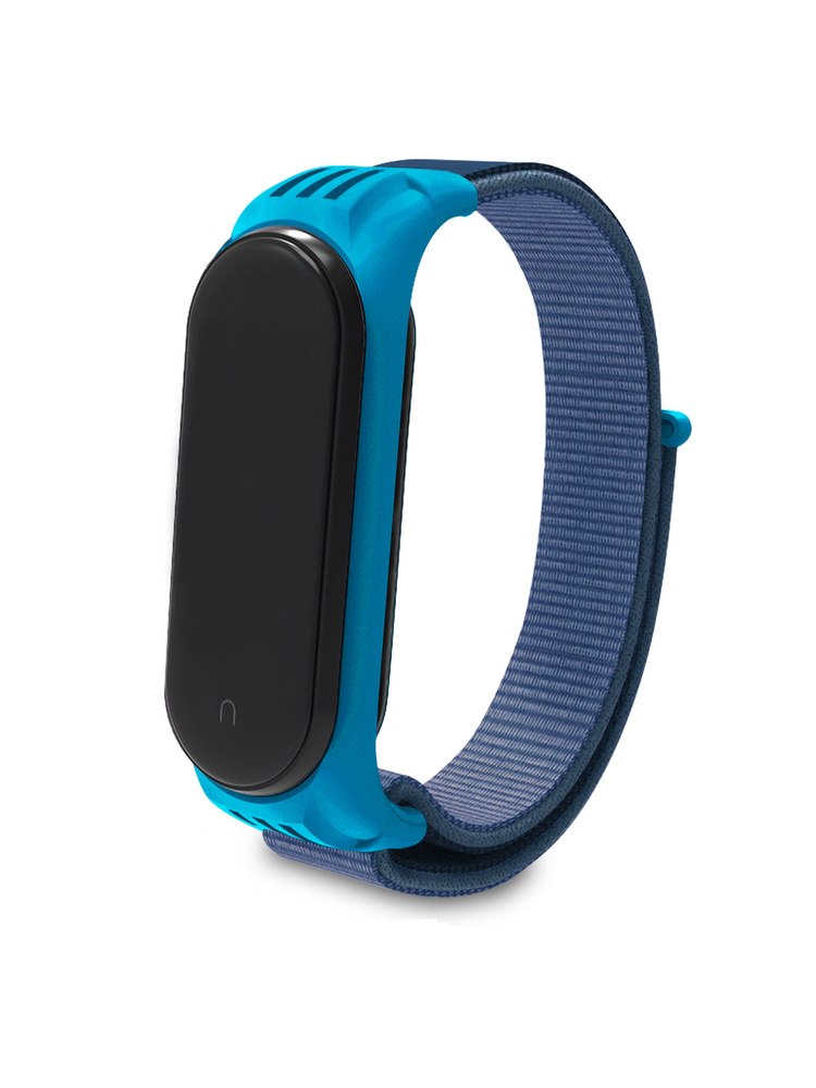 Ремешок для Xiaomi Mi Band 3 / 4 / 5 / 6 / 7 тканевый спортивный для фитнес-браслета Ми Бэнд  #1