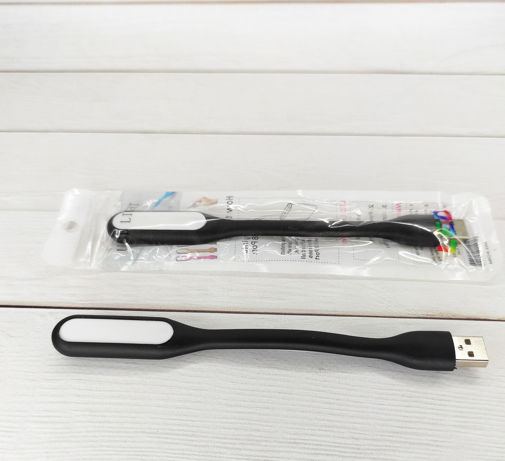 Гибкий светильник USB LED, JCBFARA usb фонарик для ноутбука (Черный и белый), "WoodOwl"  #1
