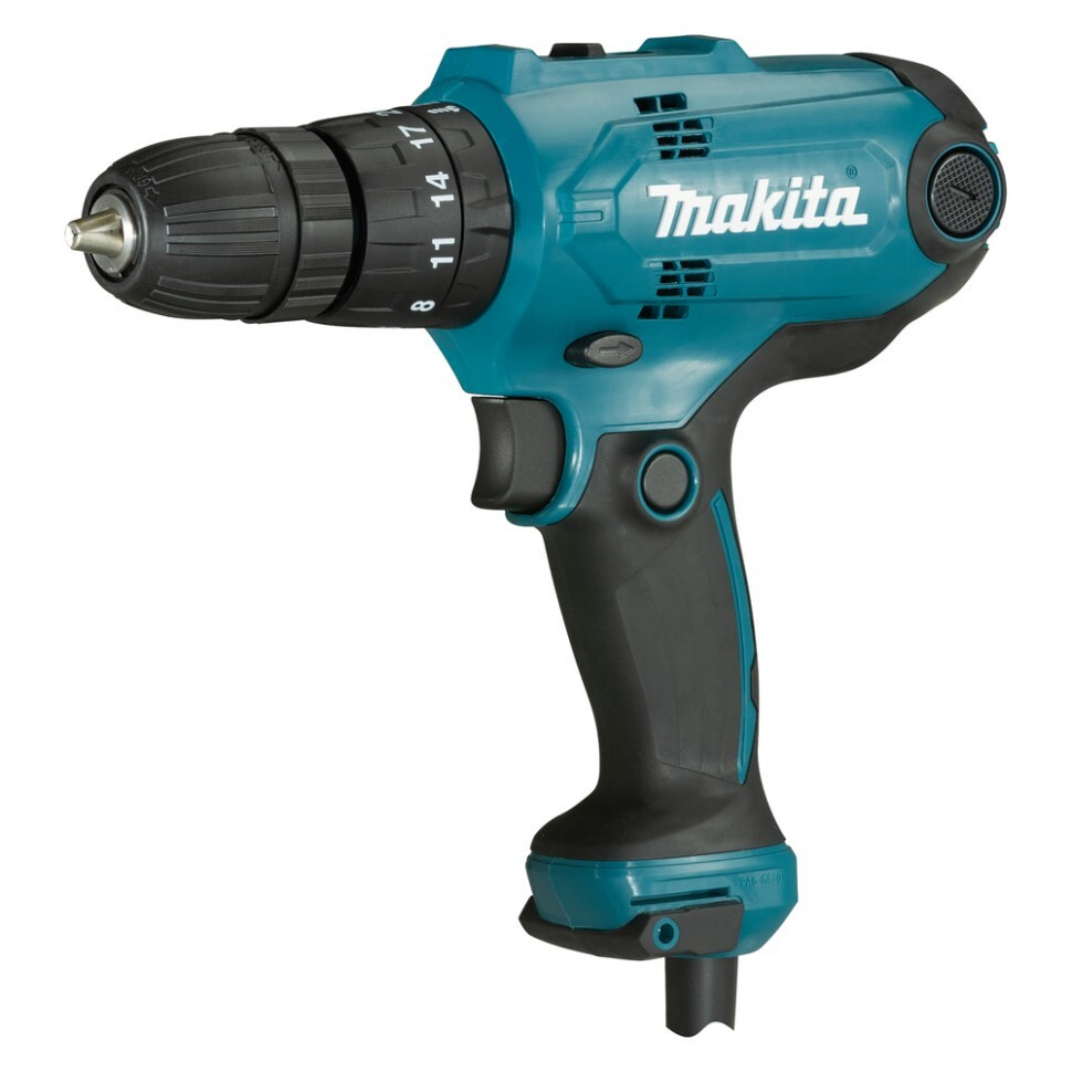 Ударная дрель-шуруповерт сетевая 320Вт - 56Нм Makita HP0300 #1