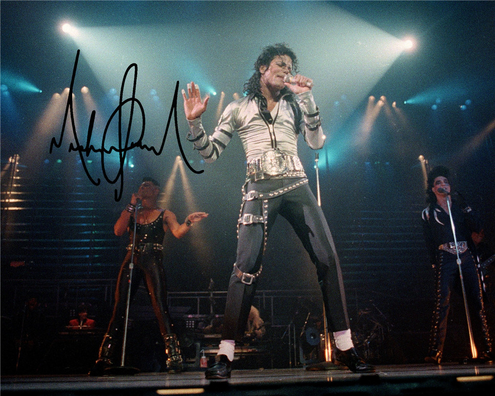 Автограф Майкл Джексон, Король поп-музыки - Автограф Michael Jackson King Of Pop - Фото с автографом, #1