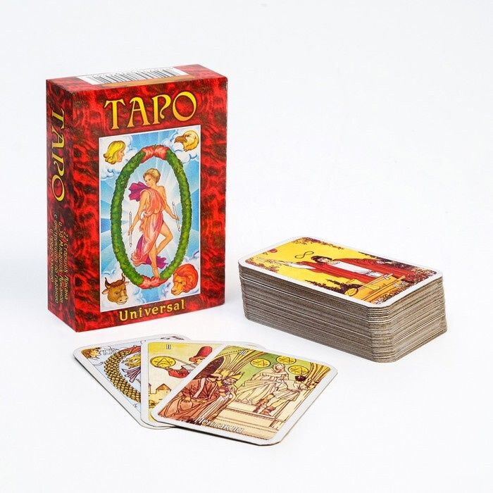 Гадальные карты "Таро Универсальное", 78 карт, с инструкцией  #1