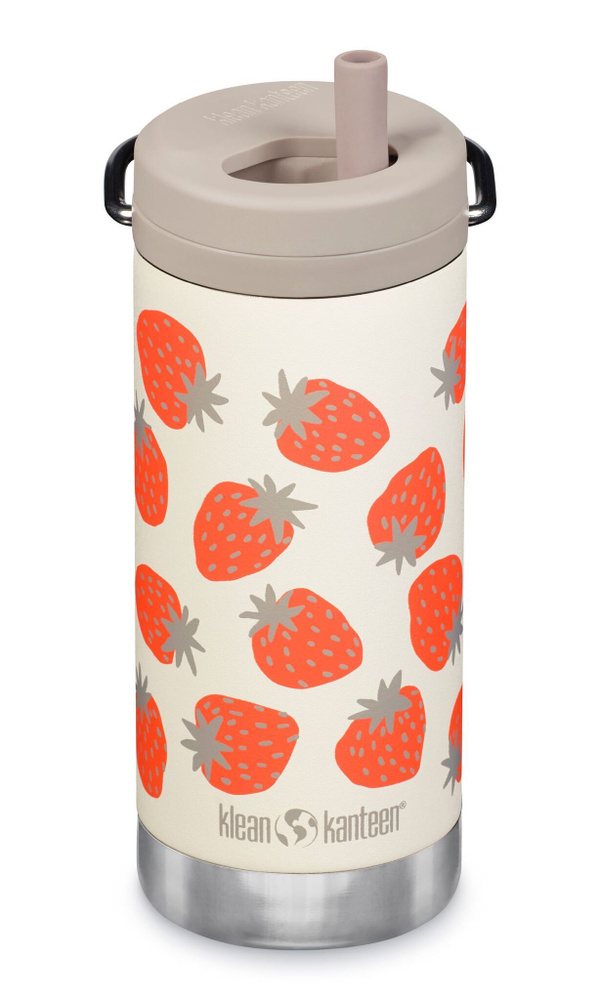 Термокружка Klean Kanteen TKWide Twist Cap 12oz (355 мл) Strawberries #1