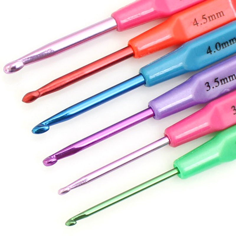 Крючок для вязания с пластиковой ручкой, 4.00 мм #1