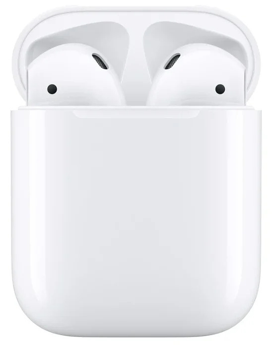 Беспроводные наушники Apple AirPods 2 (с зарядным футляром), Белые (US,MV7N2AM/A)  #1