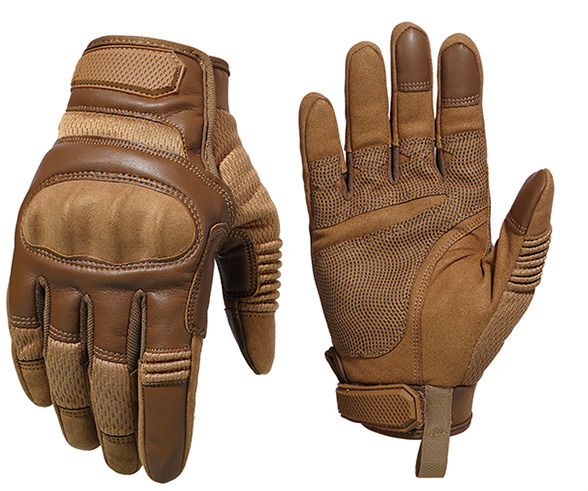 Кожаные мото перчатки для мотоцикла c защитой суставов #1