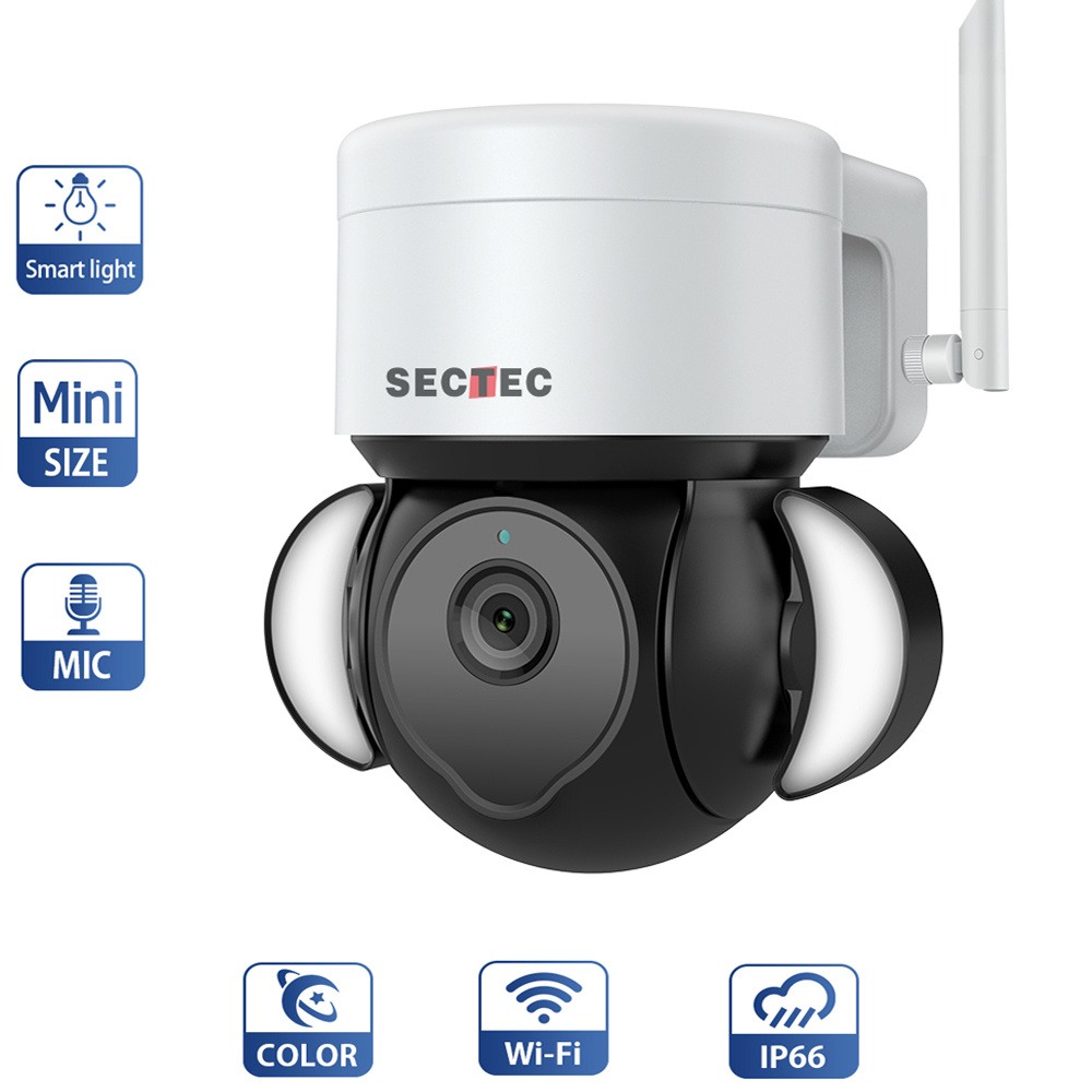 Уличная поворотная 3Мп Wi-Fi IP камера видеонаблюдения STARVIS COLORVU SECTEC ST-IP426-3M-TY  #1
