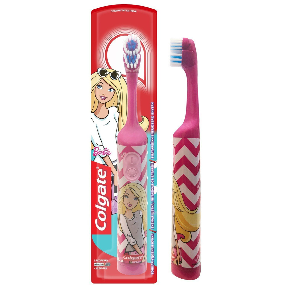 Colgate Электрическая зубная щетка Barbie/Барби, темно-розовый  #1