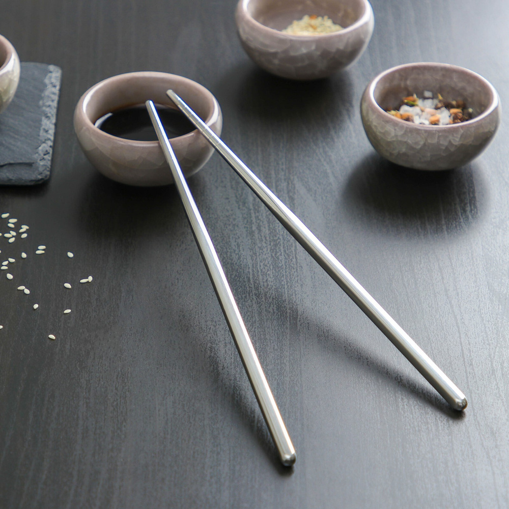Палочки для суши Bacchette, 21 см, цвет серебристый #1