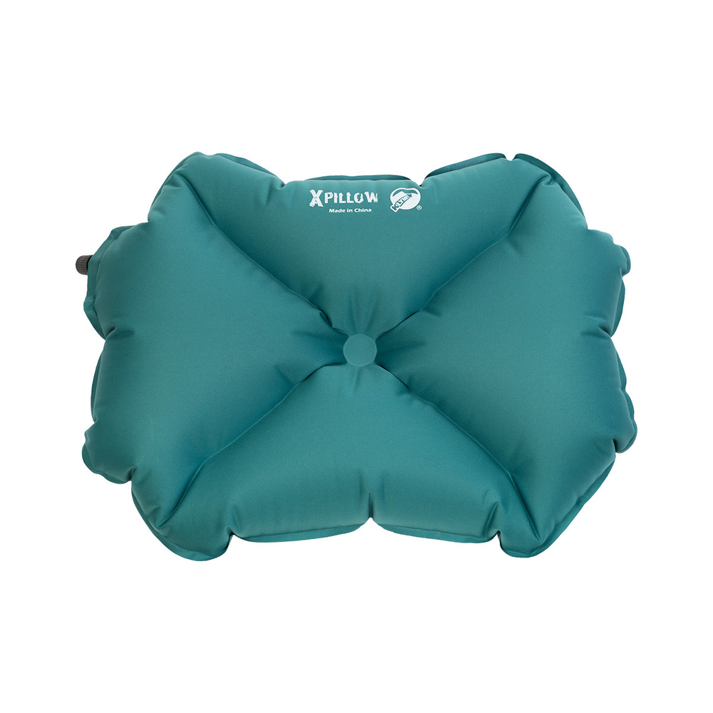 Надувная подушка KLYMIT Pillow X large Green, зеленая #1