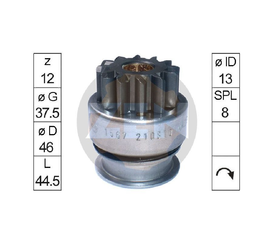 Бендикс стартера ERA/ZEN/ZM/MESSMER ZN1567 #1