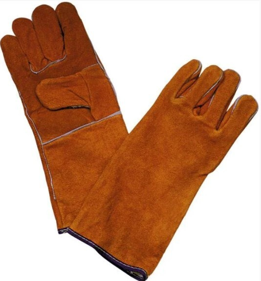 Перчатки кожаные(спилковые) на подкладке BVB #1