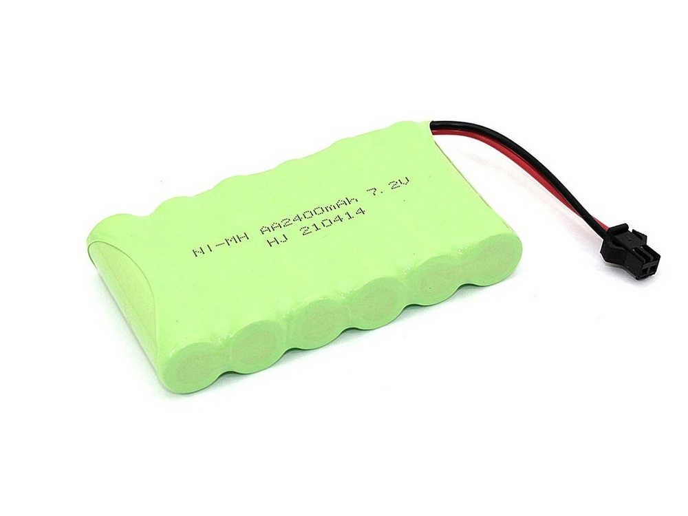 Аккумулятор Ni-Mh 7.2V 2400 mAh AA Flatpack разъем SM #1