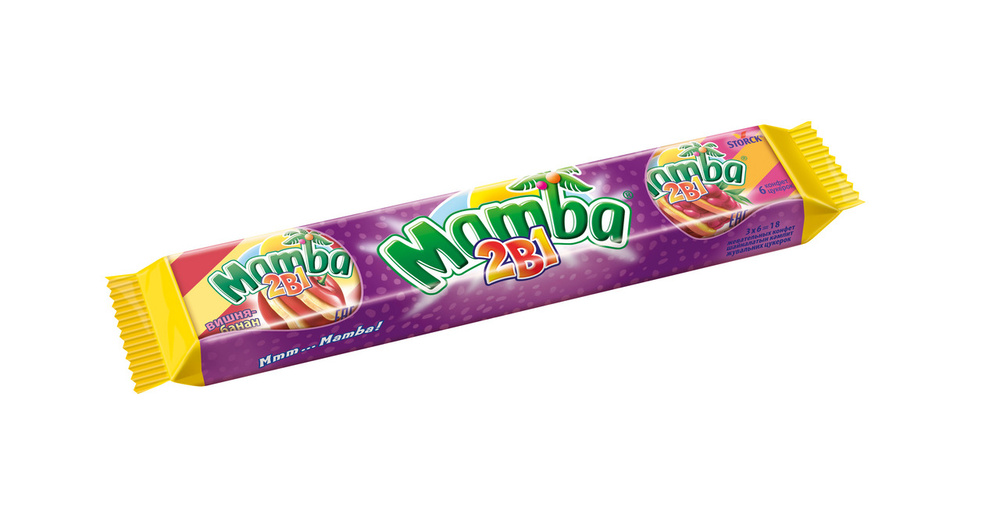Жевательные конфеты Mamba 2 в 1 79,5 г #1