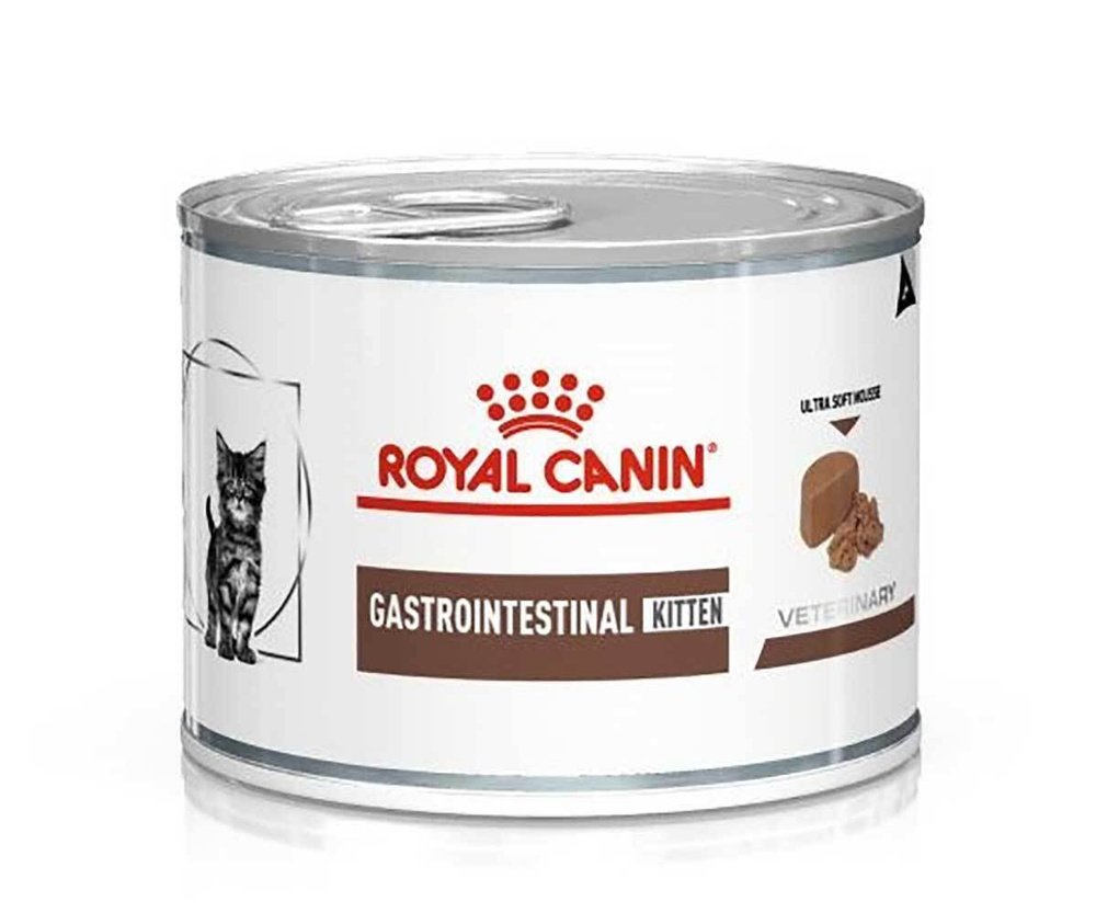 Лечебные консервы royal canin для котят при заболеваниях желудочно-кишечного тракта veterinary gastrointestinal #1