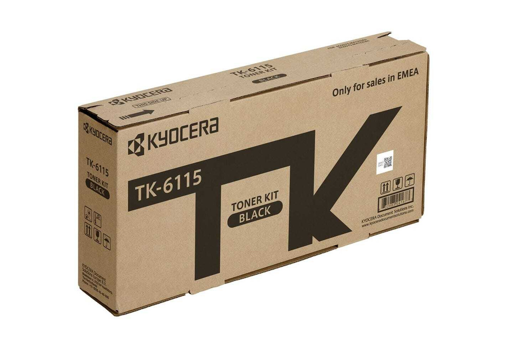 Тонер-картридж TK-6115 для Kyocera M4125idn/M4132idn, оригинальный, черный  #1