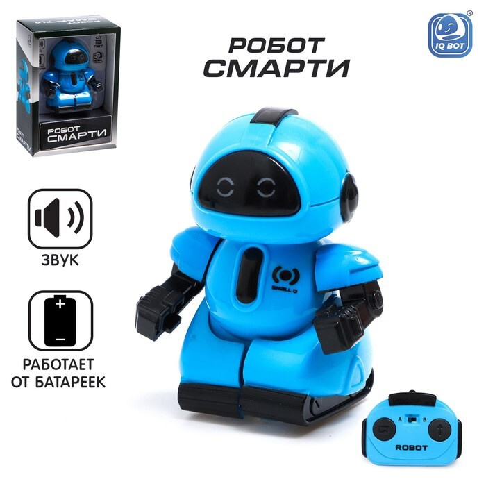 Робот радиоуправляемый Минибот , световые эффекты, цвет синий  #1