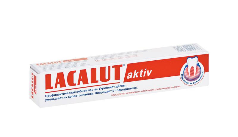 Зубная паста LACALUT Aktiv профилактическая, 75мл #1