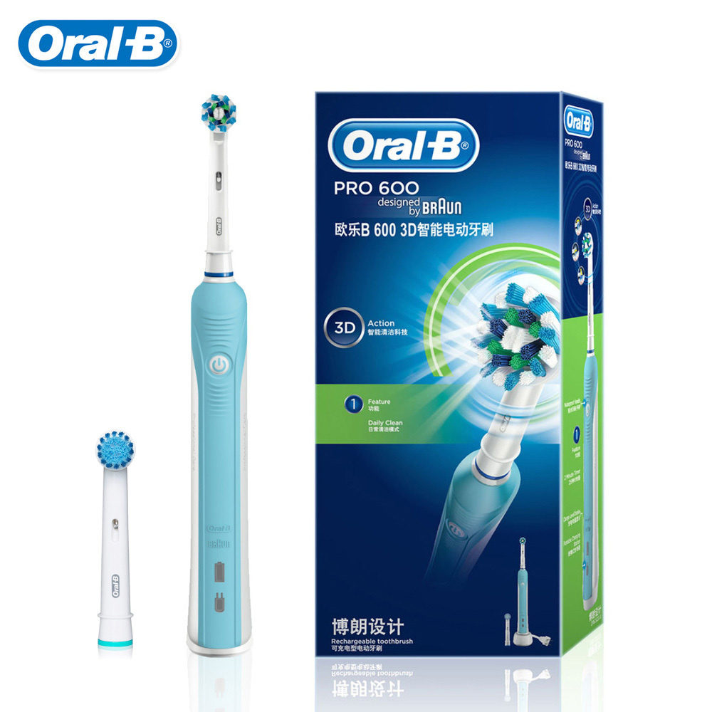 Oral-B Электрическая зубная щетка ORD16 brush, светло-синий #1