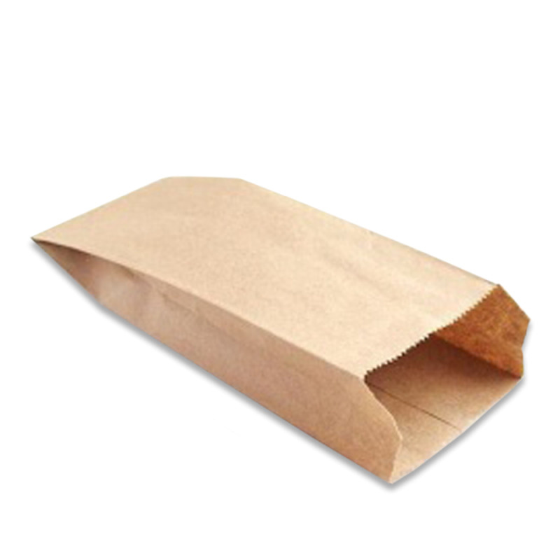 Крафт пакет бумажный без ручек с v-образным дном, 17,5x10x5 см, с V-образным дном - 500 штук, подарочный, #1