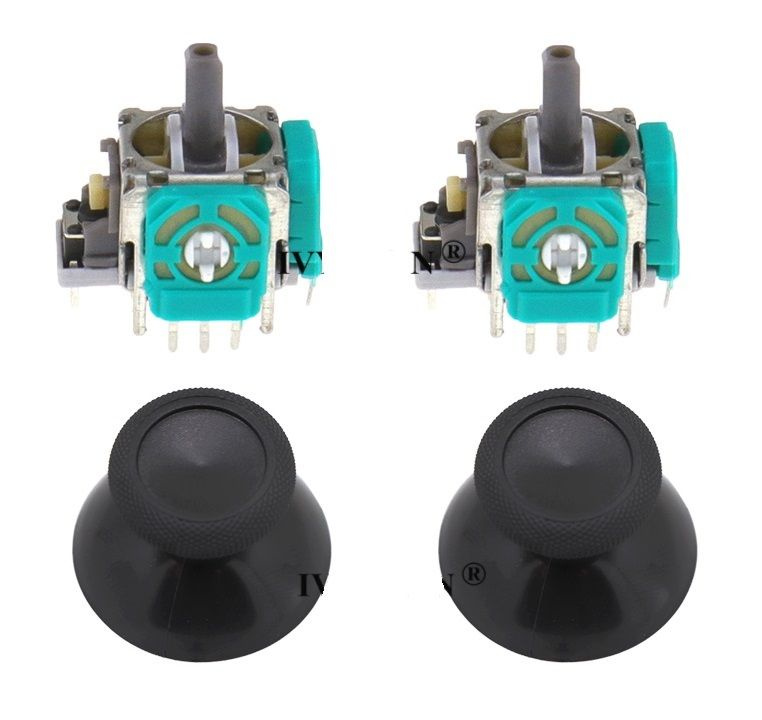 2 Стика 3d analog + 2 грибка для геймпада / джойстика Xbox One S X ...