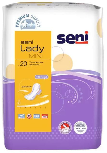 Seni Lady Mini, урологические прокладки, 20 шт. #1