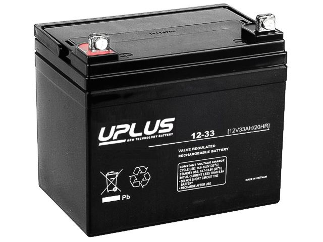 Аккумулятор UPLUS AGM Leoch US12-33 12V 33Ah для ИБП #1