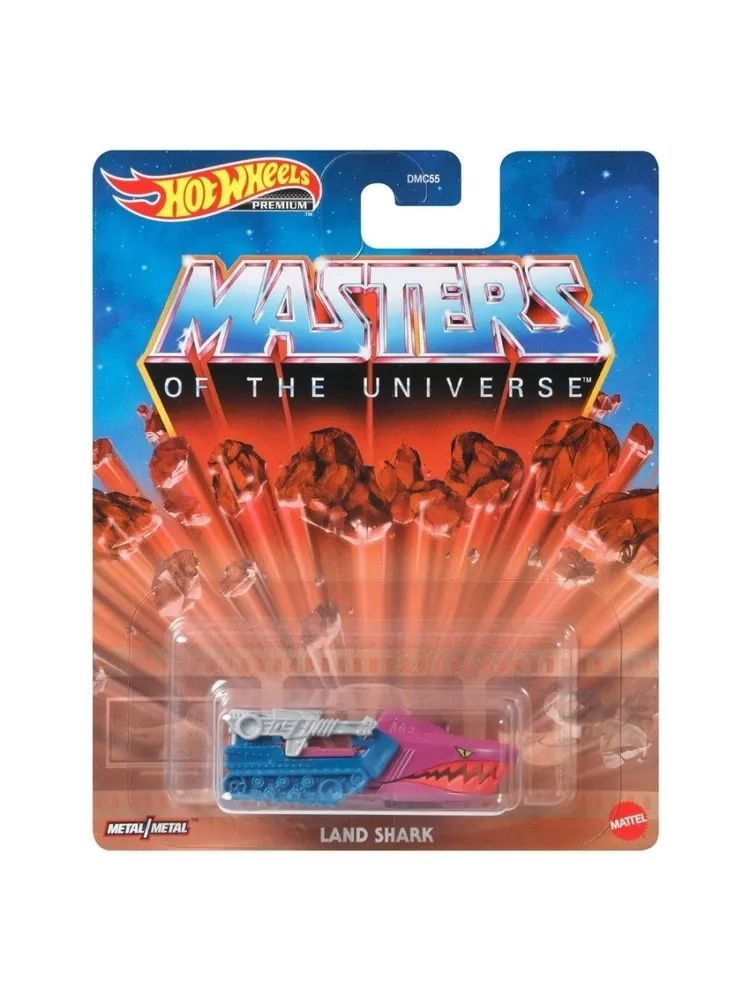 Машинка Hot Wheels PREMIUM Тематическая премиальная MASTERS OF THE UNIVERSE "LAND SHARK" Хот Вилс Примиум #1