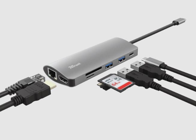 Разветвитель Trust Dalyx 7 in 1 USB-C #1