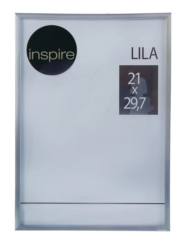 Рамка Inspire Lila 21x29.7 см цвет серебро #1