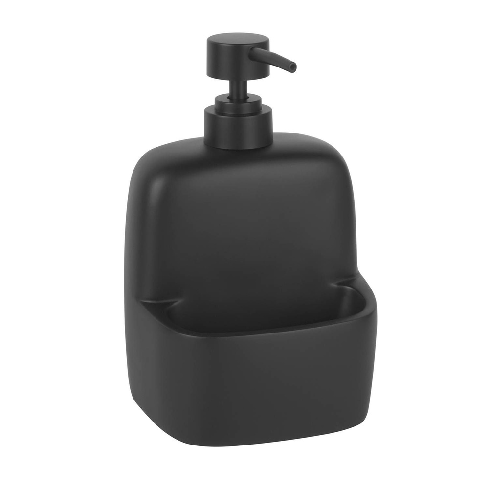 Дозатор с емкостью для губки WasserKraft K-8499BLACK #1