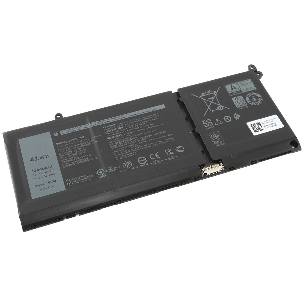 Аккумулятор G91J0 для Dell Inspiron 3510 / 3515 / 5310 / 5415 / 5510 3400mAh #1