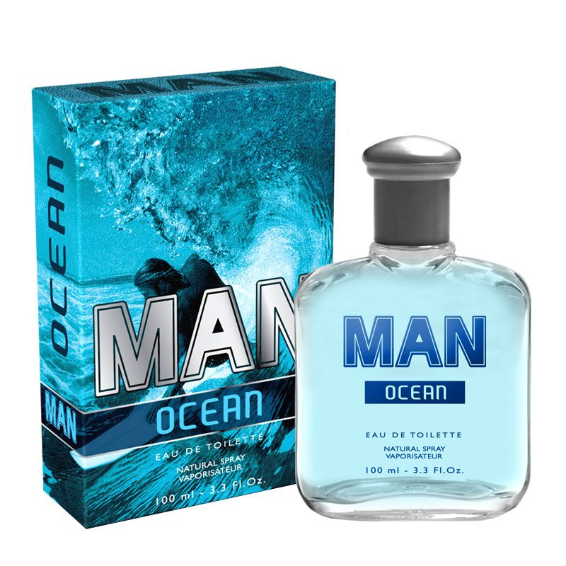 Туалетная вода мужская Man Ocean 100 мл. Дыня, мята, капучино, летний аромат  #1