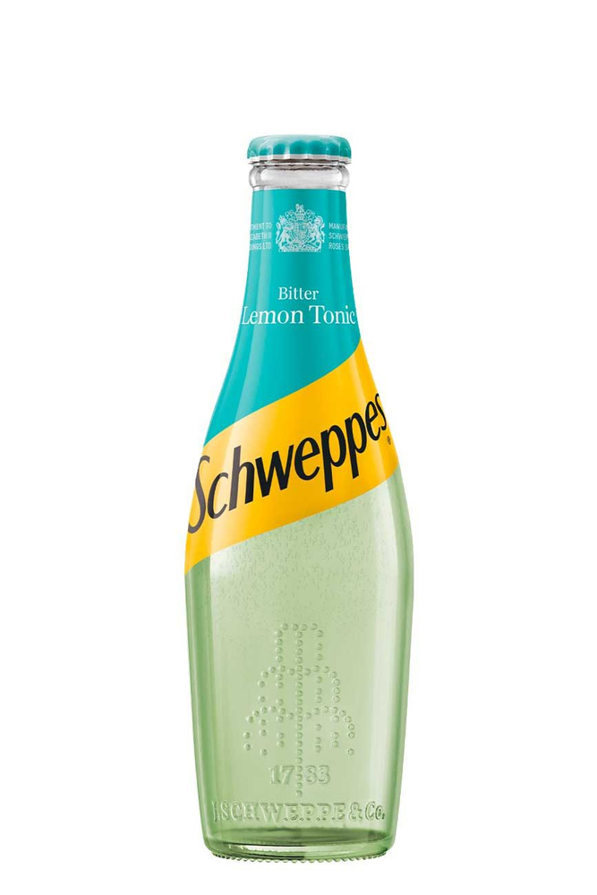 Напиток Schweppes Bitter Lemon Tonic, Швепс Биттер Лемон Тоник 200мл. стекло Англия  #1