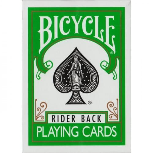 Карты Bicycle rider back standart poker plaing cards Green back #1