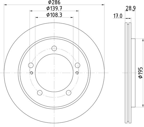 Диск тормозной перед nisshinbo nd9015 #1