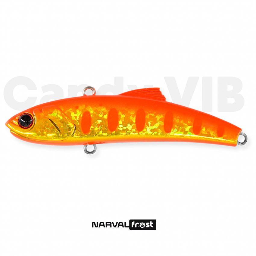 Воблер, виб, раттлин Narval Frost Candy Vib 85mm 26g цв. #017-Orange Tiger / Ратлин Нарвал Фрост Канди #1