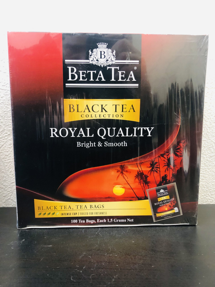 Чай Beta Tea Royal Quality/ Чай Бета Чёрный Королевский 100 пакетов  #1