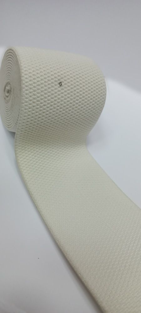 Резинка тканая декоративная "Support" 75 мм, 5 м, белый #1
