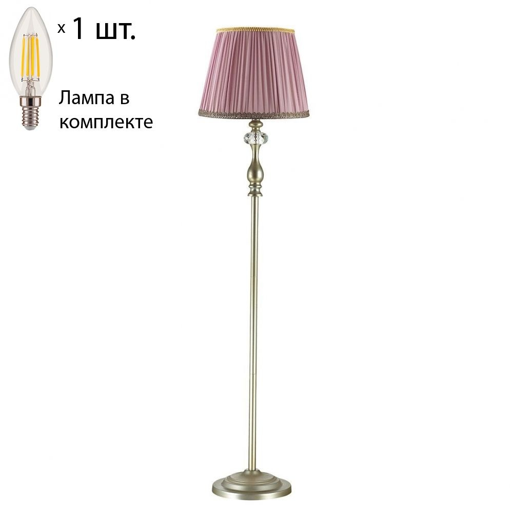 Торшер с лампочкой Odeon Light Gaellori 3393/1FLamps E14 Свеча #1