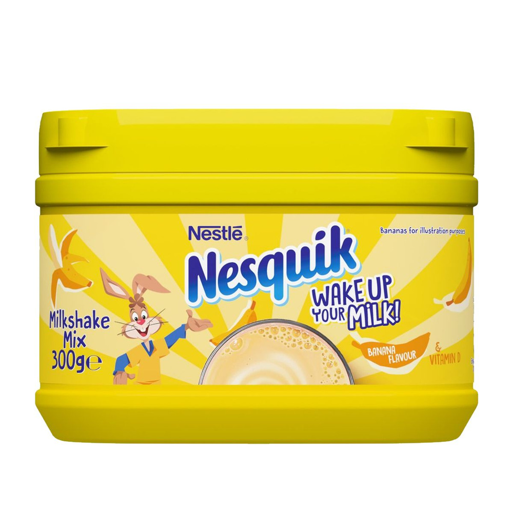 Растворимый напиток Nesquik Powder Banana/Банановый Молочный коктейль Нестле Несквик с Банановым Молоком #1