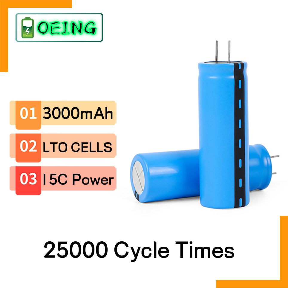 Новые 2,4v 3000 mah lto 23680 титанат лития зарядный аккумулятор 25000 ...