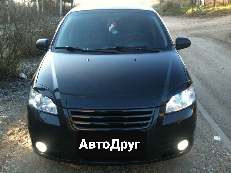 Реснички на Фары - Chevrolet Aveo с 2006-2011 седан / Шевролет Авео с 2006-2011  #1