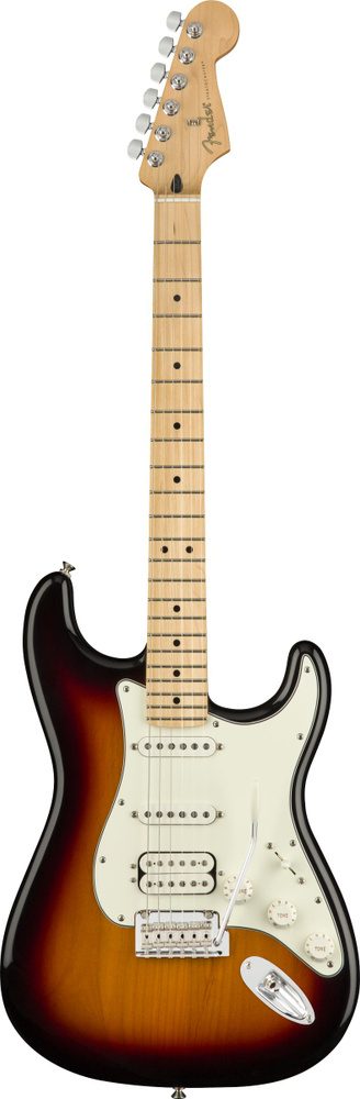 Fender Электрогитара Player Stratocaster HSS, Maple Fingerboard, 3-Color Sunburst 6-струнная, корпус #1