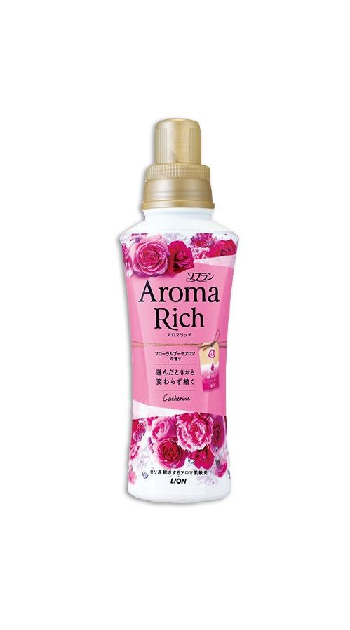 Кондиционер для белья Lion Aroma Rich Catherine "Катарин" с ароматом клубники, персика, розы и пиона #1