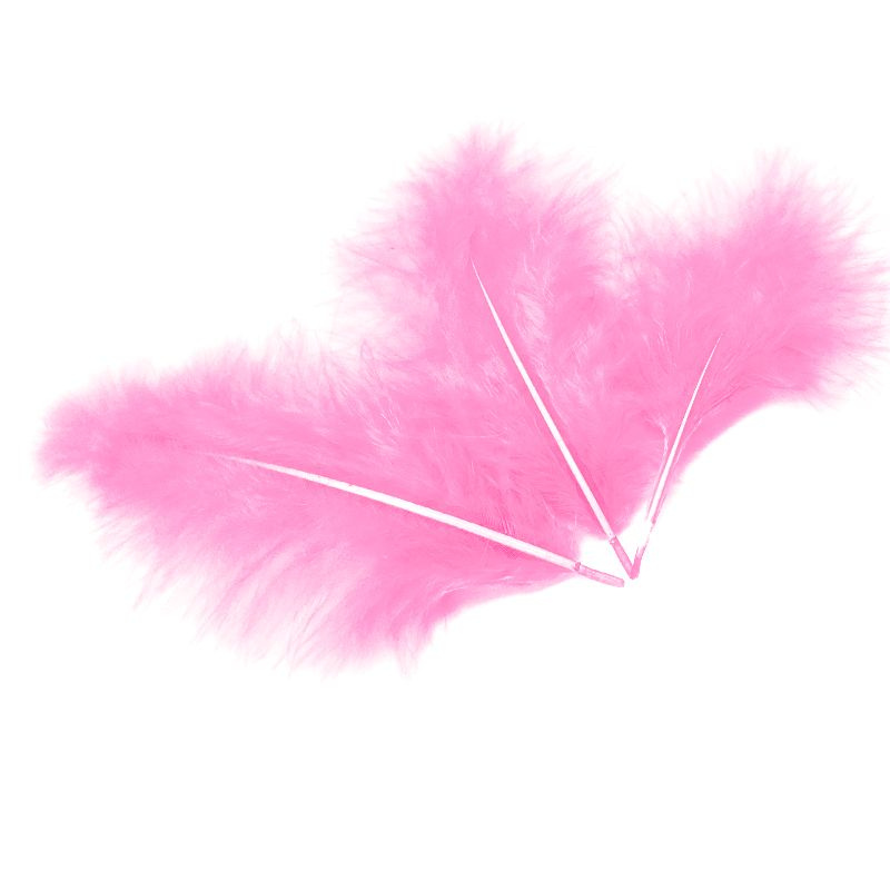 Перья для воздушных шаров, Розовый, 10*15 см, 30 шт. #1