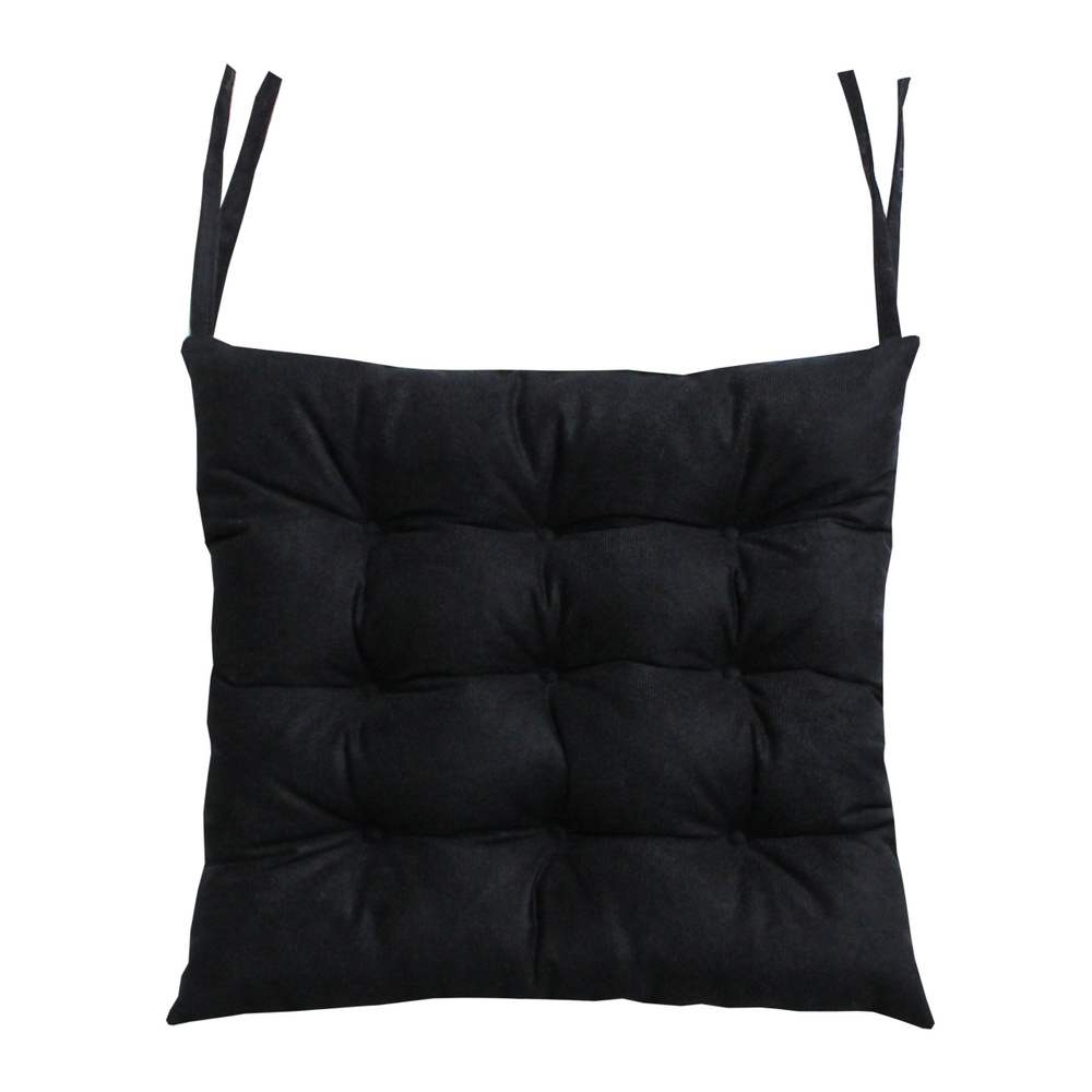 Подушка для сиденья МАТЕХ ARIA LINE 42х42 см. Цвет черный, арт. 60-147  #1