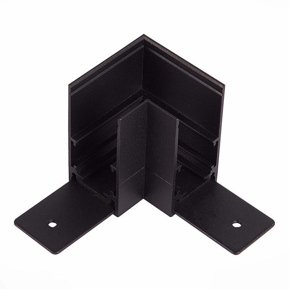 Угол-соединитель для подвесного / накладного магнитного шинопровода ST LUCE цвет черный магнитная трековая #1