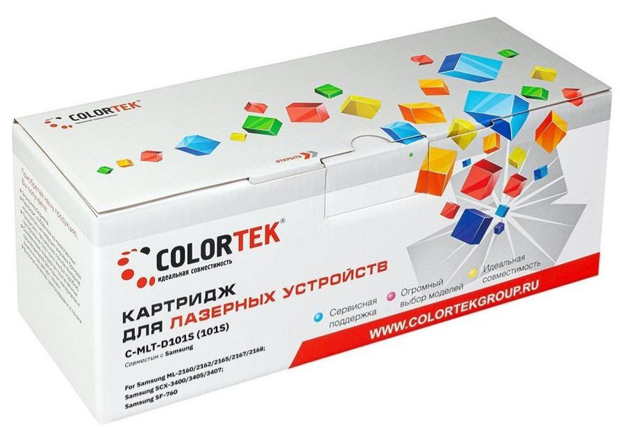 Colortek Картридж, совместимый, Черный (black), 1 шт #1